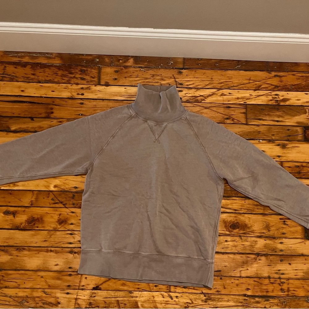 Men's tan turtleneck Todd Snyder